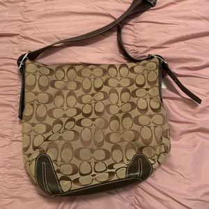 Coach signature collection hobo bag